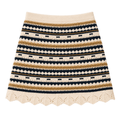 Мини пола от плетиво с шарка Fair Isle