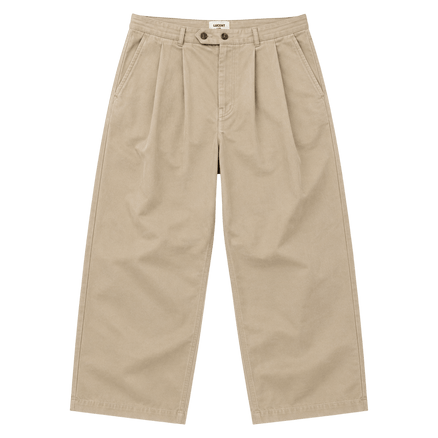 Pleated Wide-Leg Trousers
