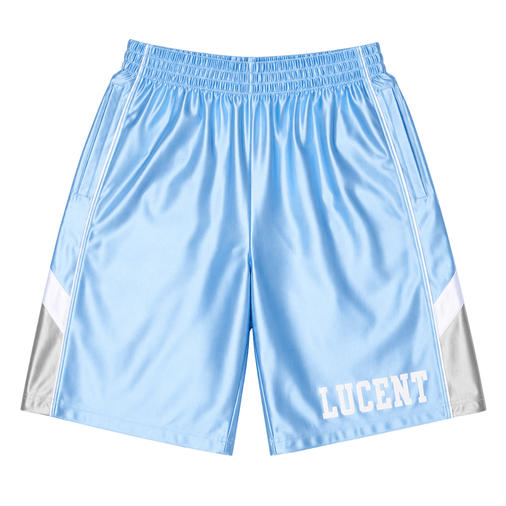 Short en satin « Varsity »