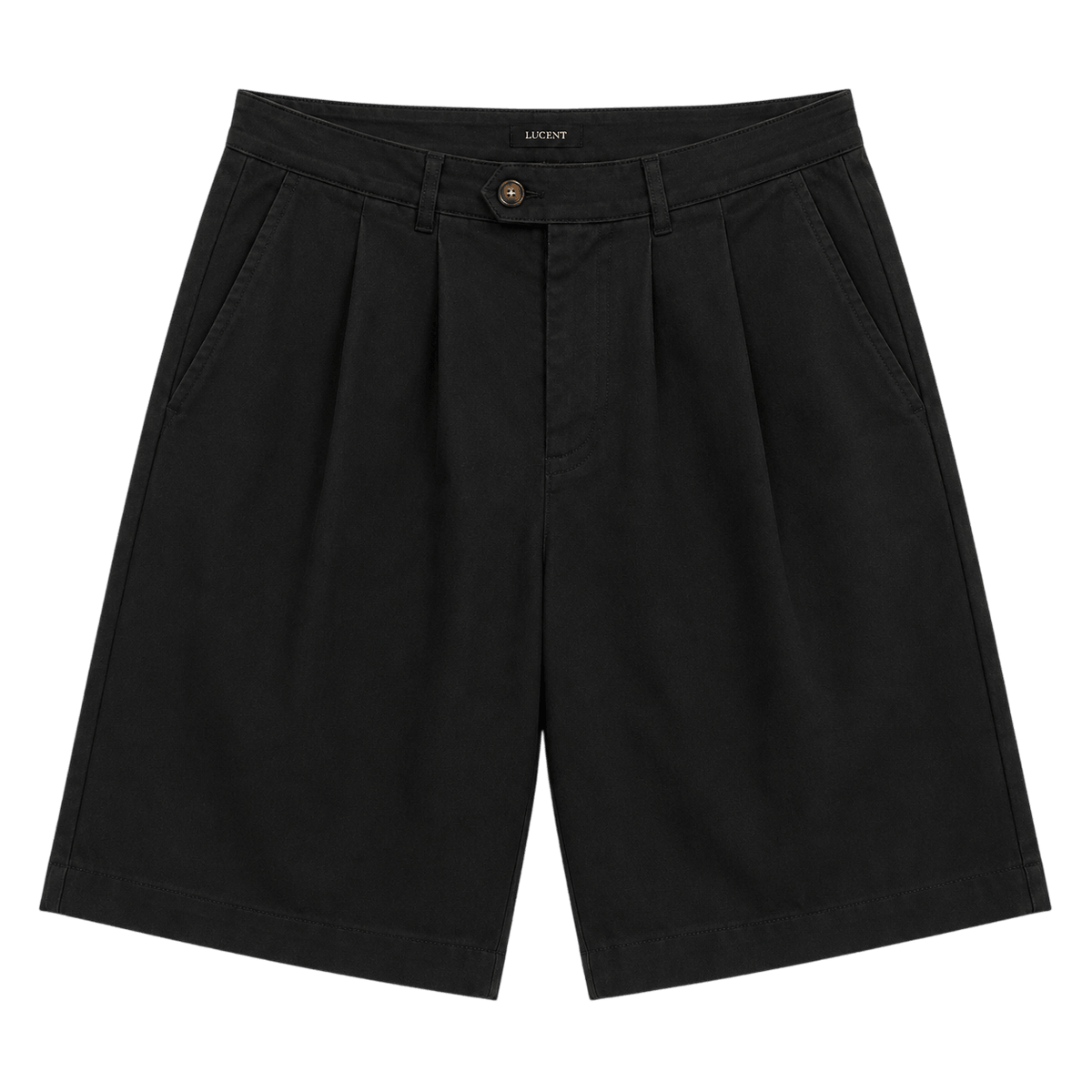 Pleated Chino Shorts