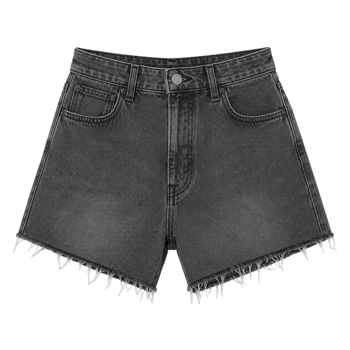 Short en jean taille haute