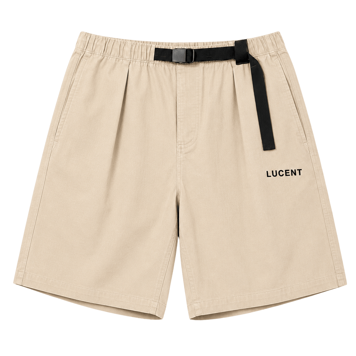Belted Ripstop Shorts