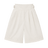 Embroidered Pleated Bermuda Shorts