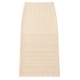 Pointelle Knit Pencil Skirt