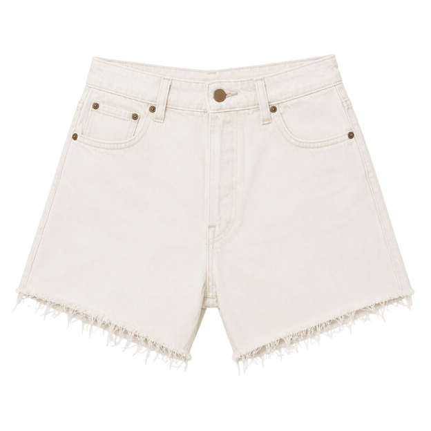 High-Waisted Denim Shorts