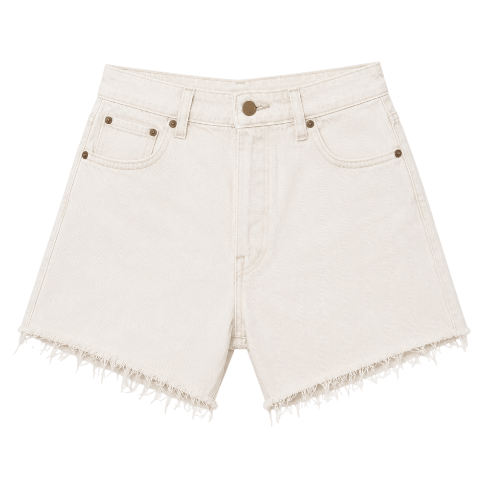 Short en jean taille haute