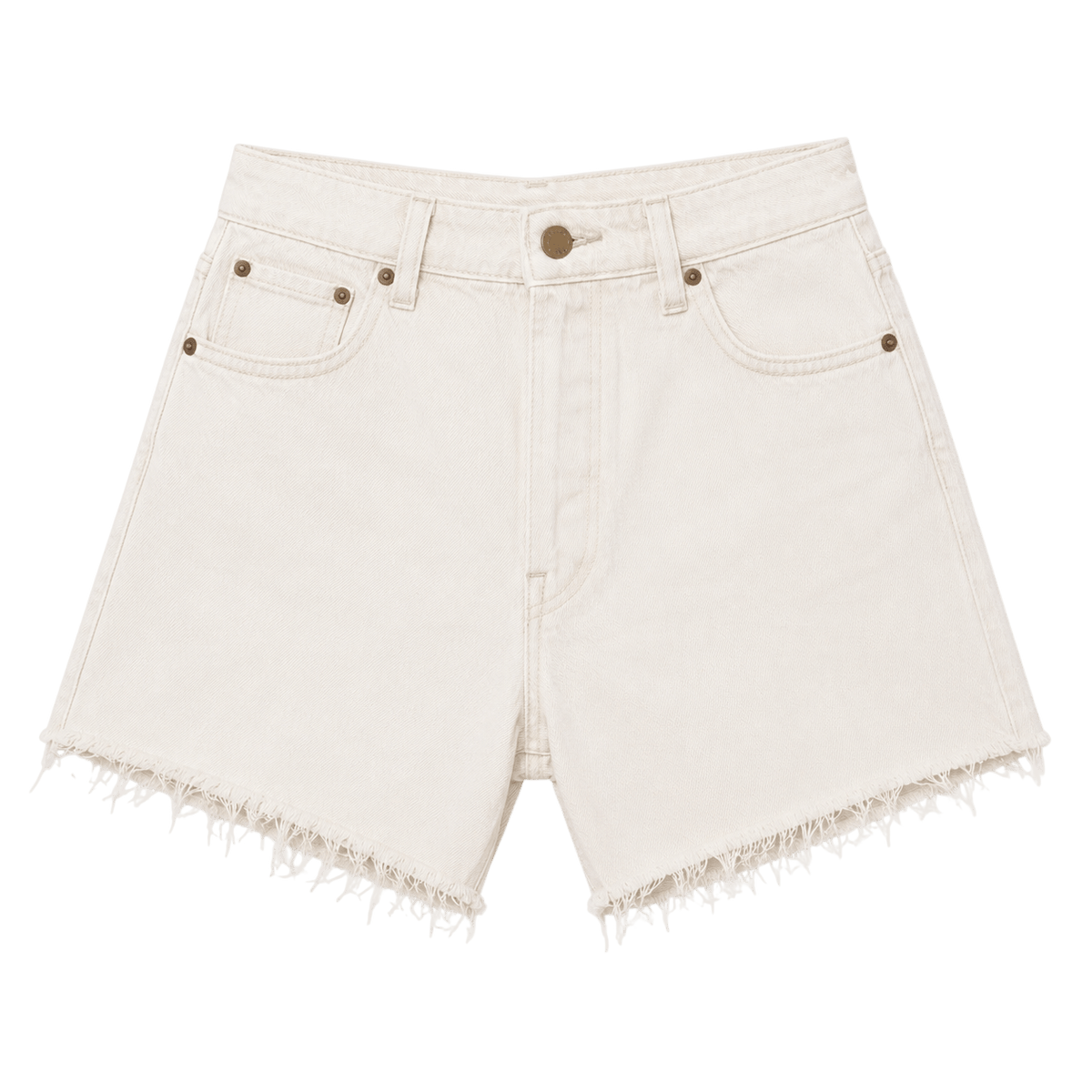 Short en jean taille haute