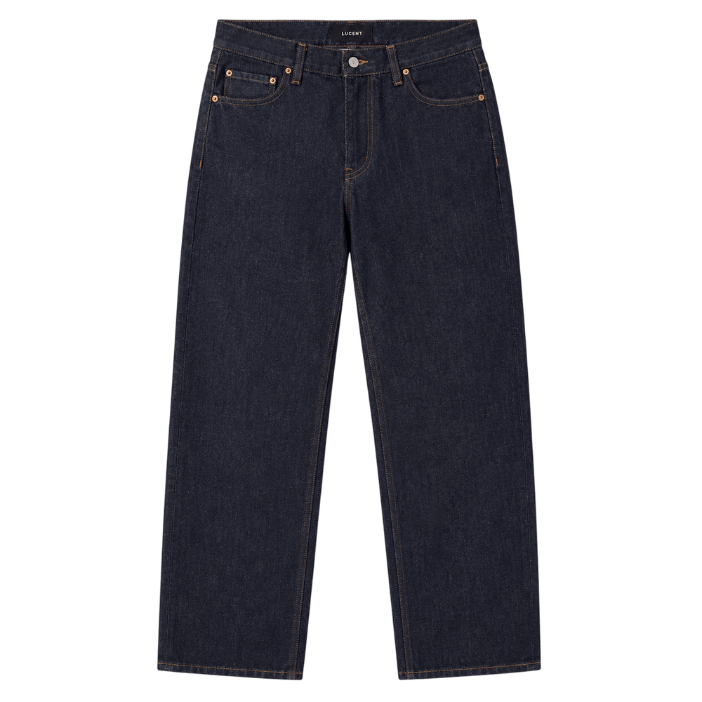 Shrink-to-Fit Straight-Leg Jeans
