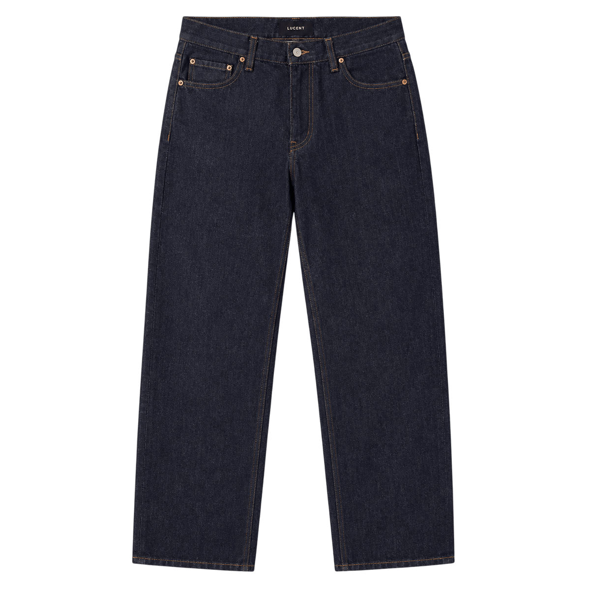 Shrink-to-Fit Straight-Leg Jeans