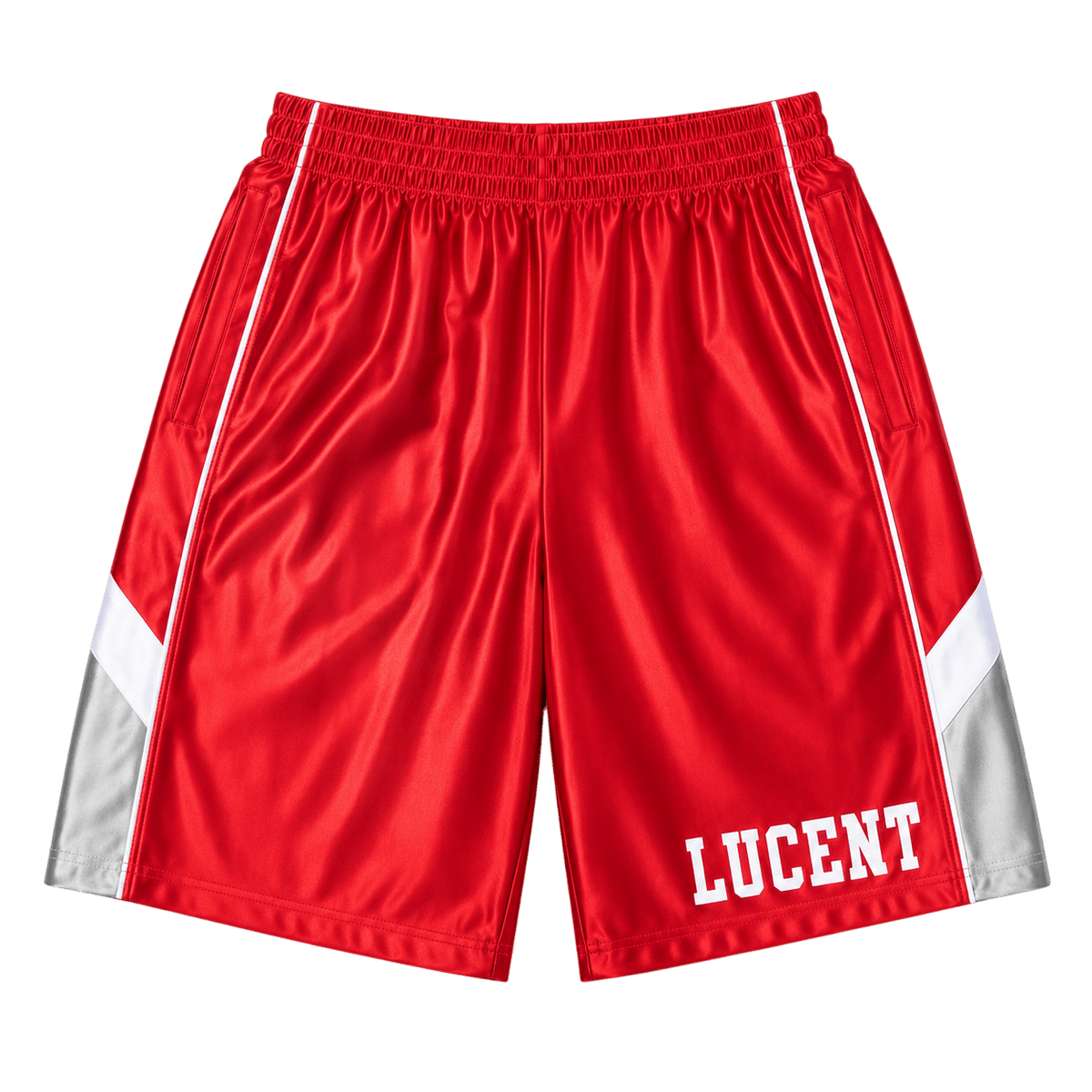 Short en satin « Varsity »