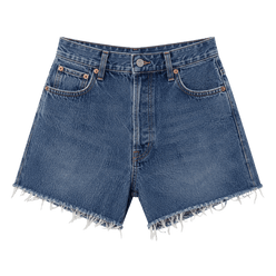 Short en jean taille haute