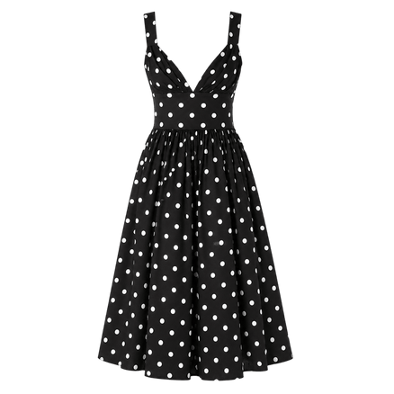 Polka Dot Midi Dress
