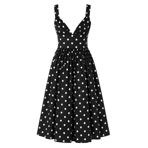 Polka Dot Midi Dress