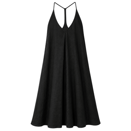 Racerback Linen Maxi Dress