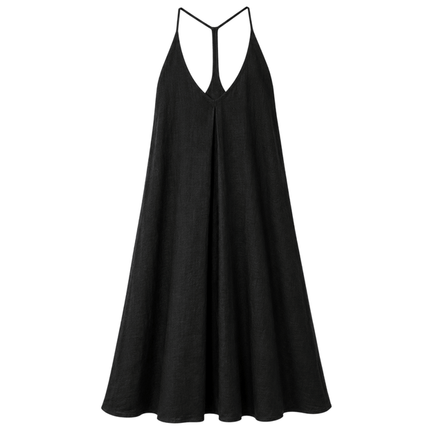 Racerback Linen Maxi Dress