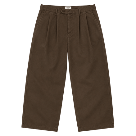 Pleated Wide-Leg Trousers