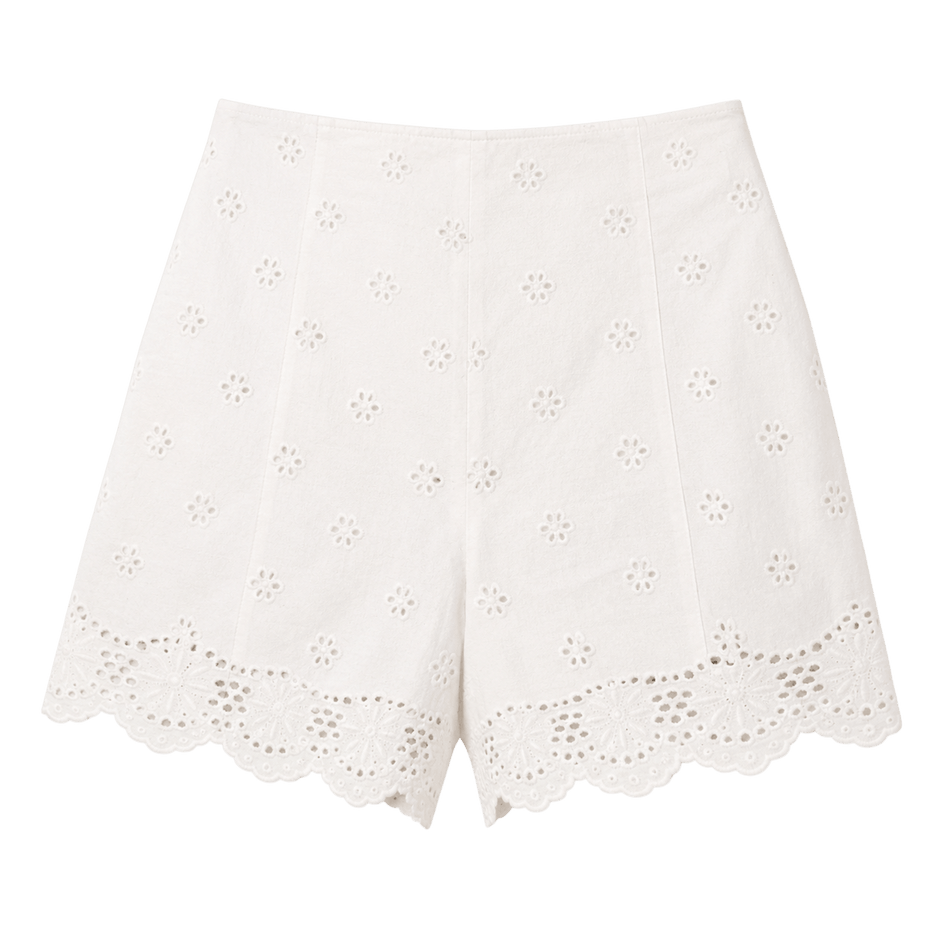 Broderie Anglaise Shorts