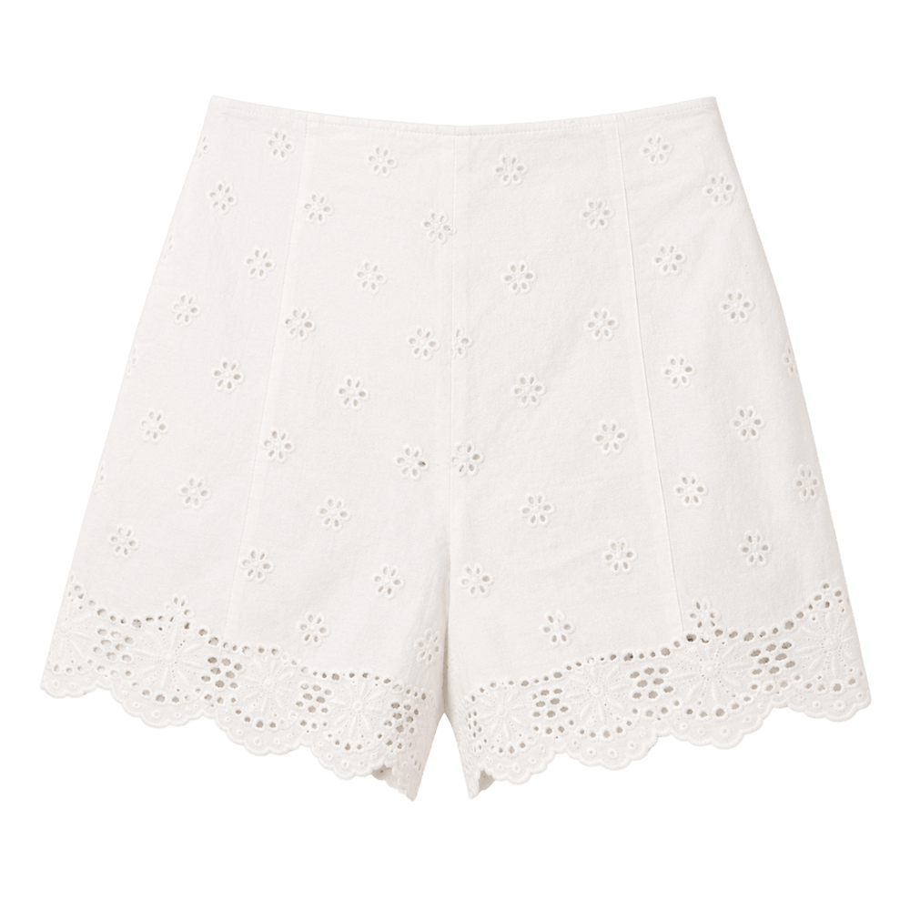 Broderie Anglaise Shorts