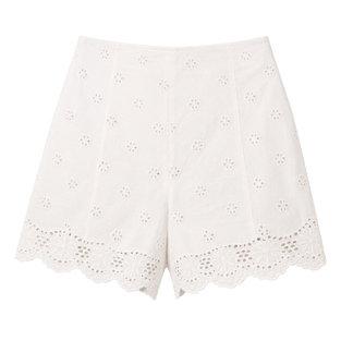 Shorts en broderie anglaise