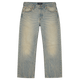 Vintage Wash Straight-Leg Jeans