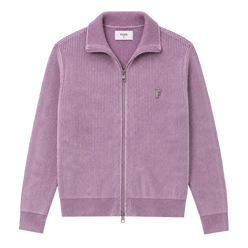 Ribbed Zip Knit Jacket