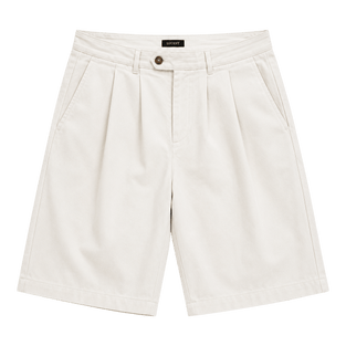 Pleated Chino Shorts