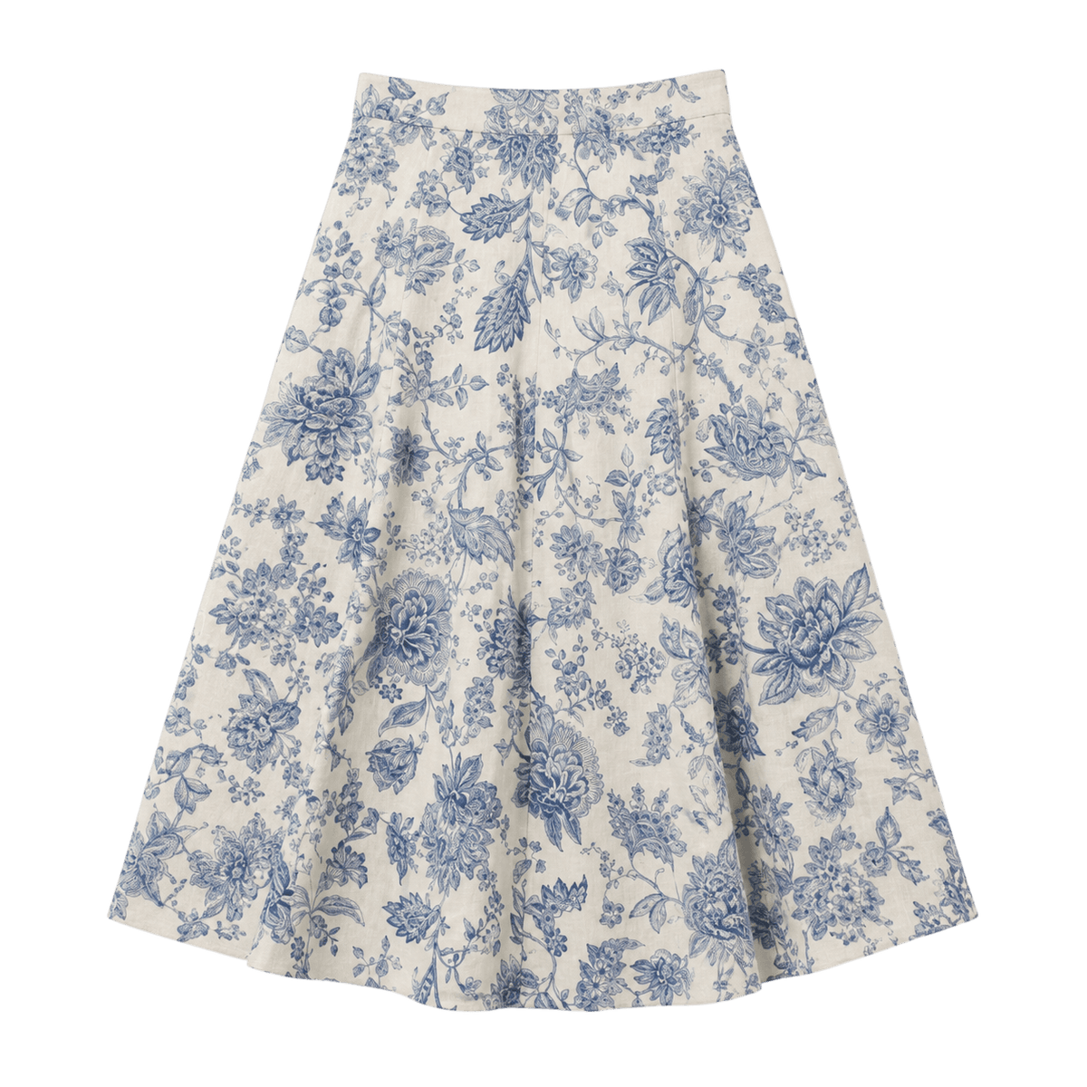 Printed Midi Skirt