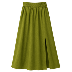 Braided Waist Maxi Skirt