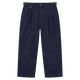 Pantalon large plissé