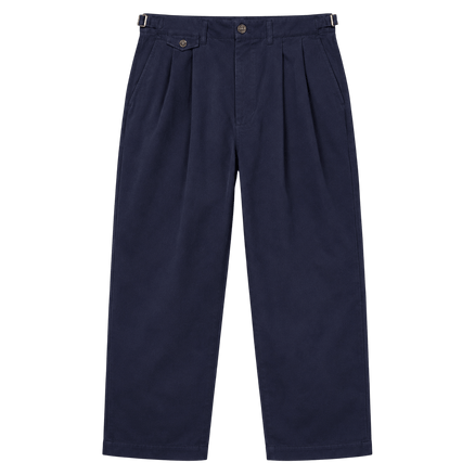 Pleated Wide-Leg Trousers