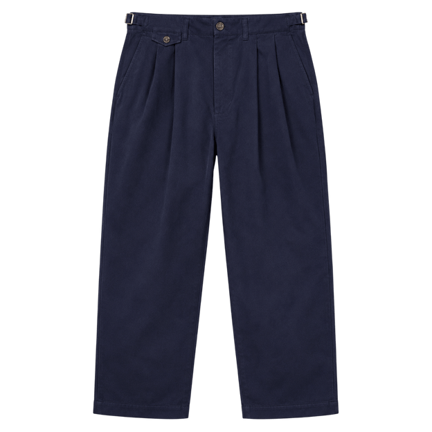 Pleated Wide-Leg Trousers