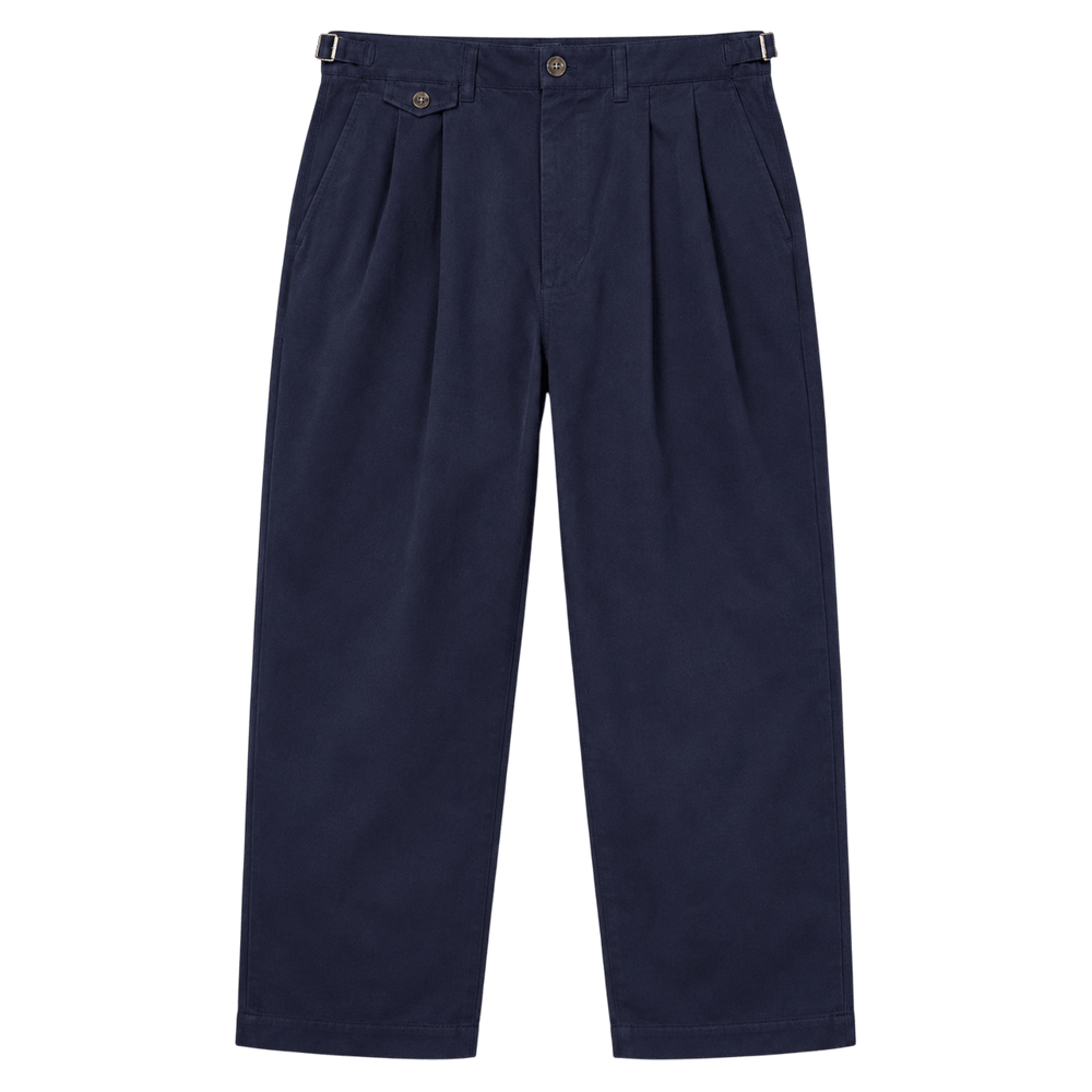 Pantalon large plissé