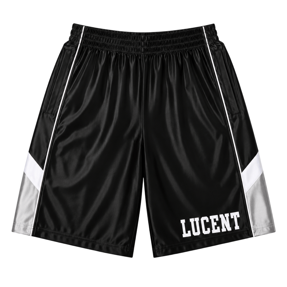 Short en satin « Varsity »