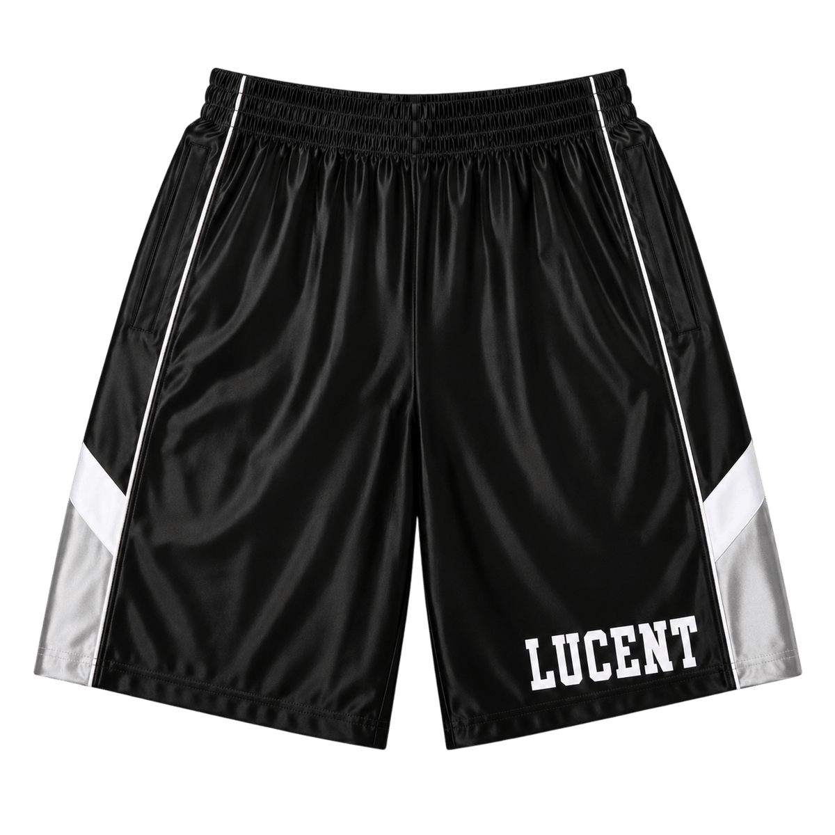Short en satin « Varsity »