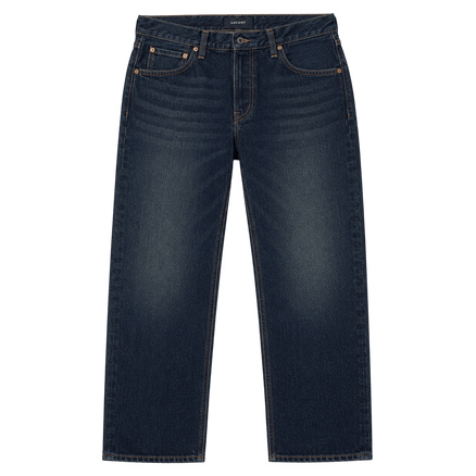Vintage Wash Straight-Leg Jeans