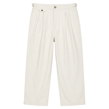 Pleated Wide-Leg Trousers