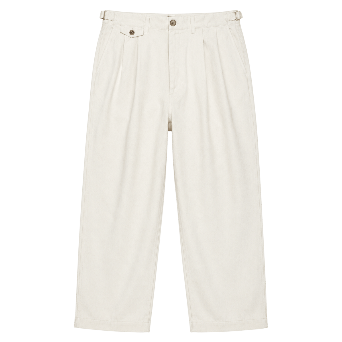 Pantalon large plissé