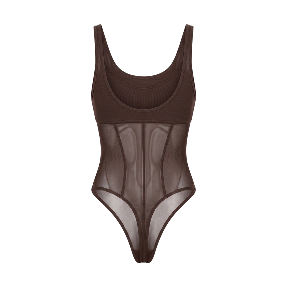 Mesh Contour Bodysuit