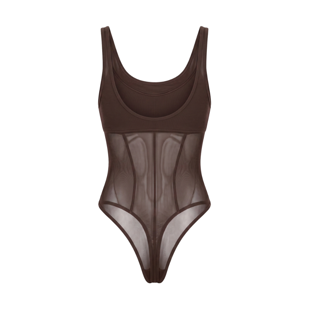Mesh Contour Bodysuit
