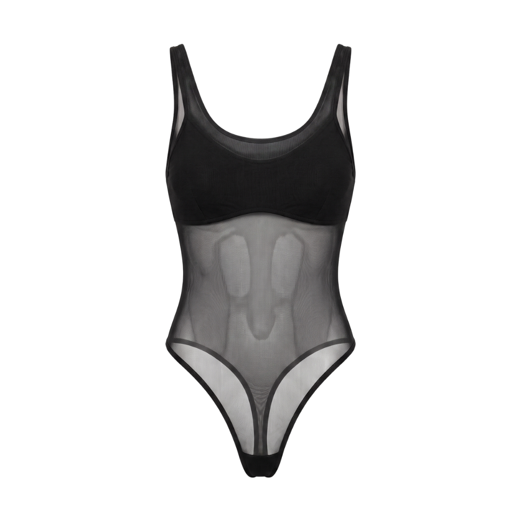 Mesh Contour Bodysuit