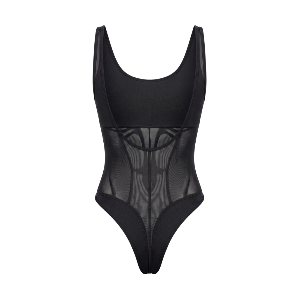 Mesh Contour Bodysuit