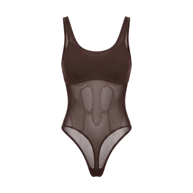 Mesh Contour Bodysuit