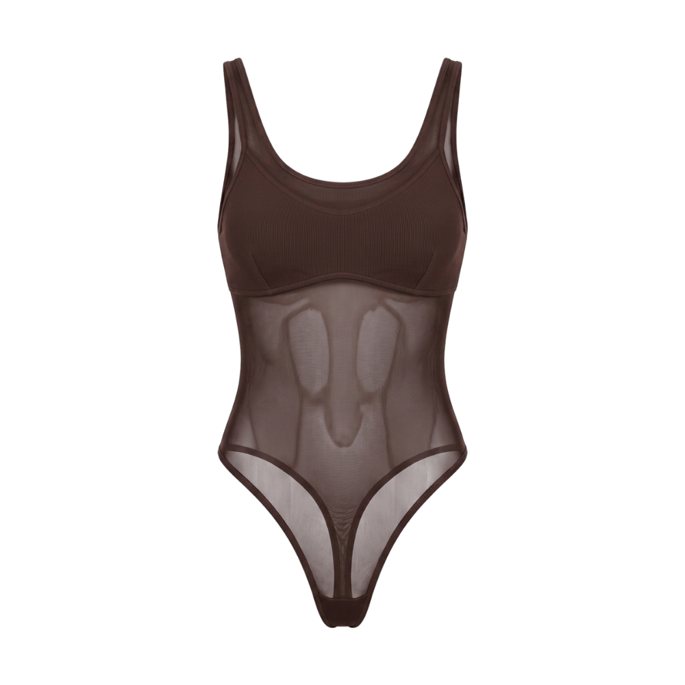 Mesh Contour Bodysuit