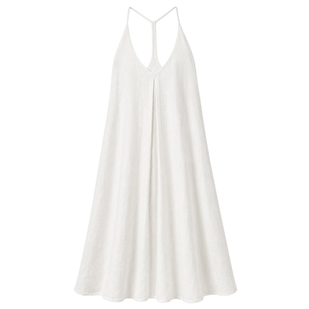 Racerback Linen Maxi Dress
