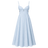 Petal Cutout Linen Maxi Dress
