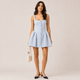 Tweed Fit-and-Flare Mini Dress