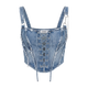Rebel Lace Denim Corset