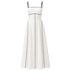 Piped Bustier Maxi Dress