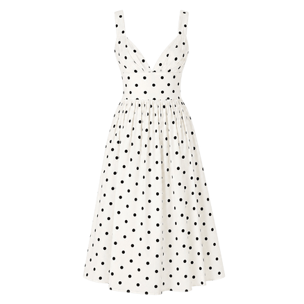 Polka Dot Midi Dress
