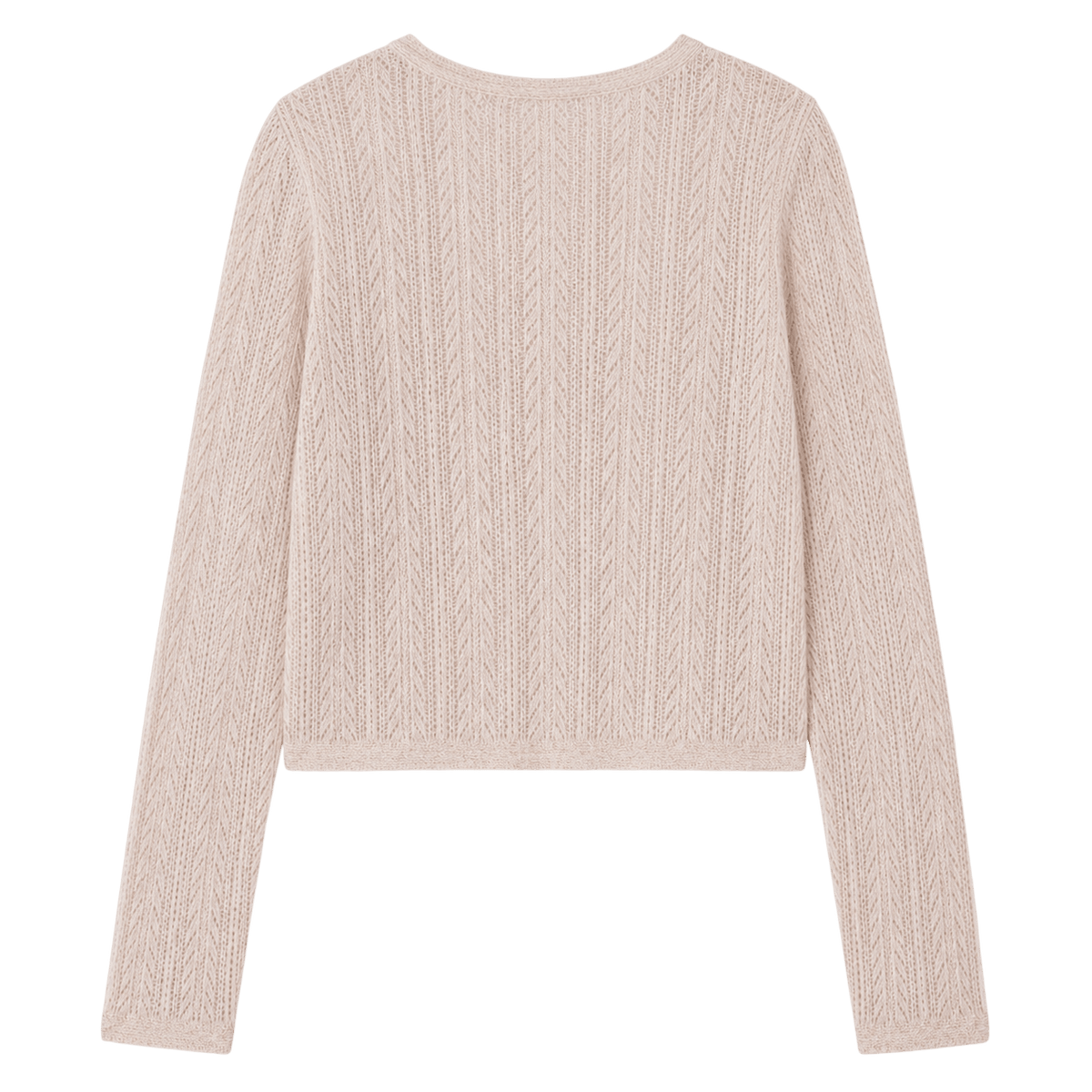 Pointelle Knit Cardigan